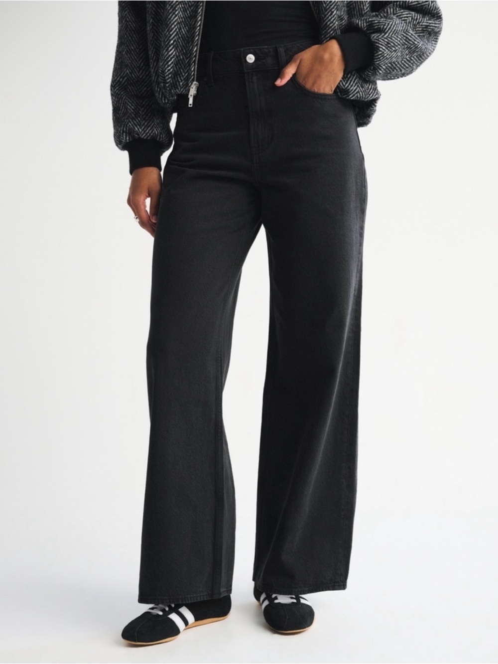 Abercrombie curve love wide-leg jeans